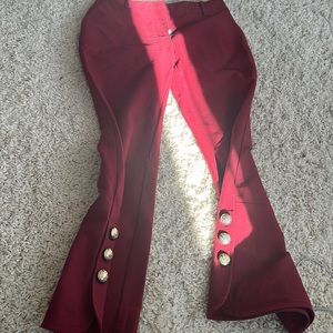 Derek Lam 10 crosby size 2 burgundy pants